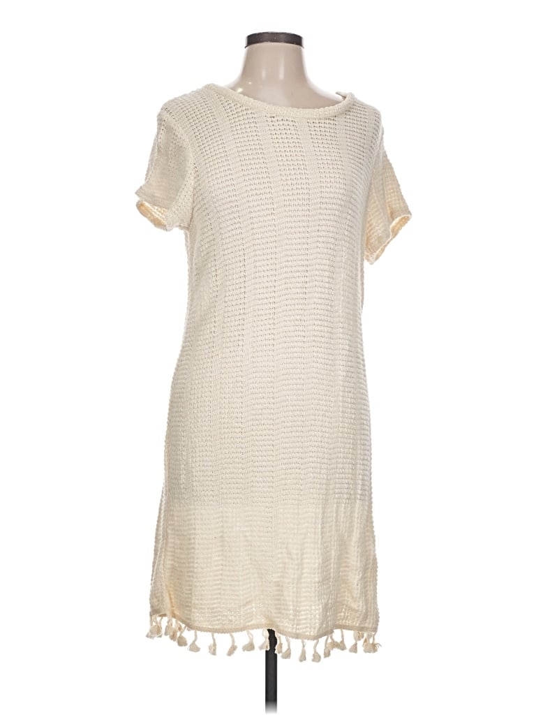 Pre-owned Lamade Cardigan Sweater In White