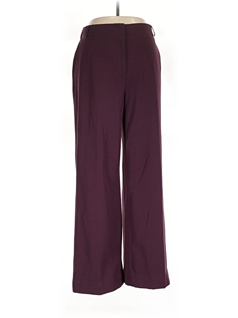 Pre-owned Tommy Hilfiger Dress Pants In Burgundy