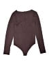 Lucky Brand Burgundy Bodysuit Size XL - photo 2