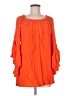 Elan Orange 3/4 Sleeve Blouse One size - photo 1