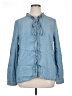 Lee 100% Lyocell Blue Long Sleeve Blouse Size XL - photo 1