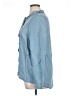 Lee 100% Lyocell Blue Long Sleeve Blouse Size XL - photo 5