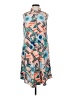 Papillon Graphic Teal Casual Dress Size S - photo 1