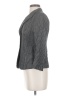 Max Mara 100% Linen Houndstooth Gray Black Blazer Size 4 - photo 5