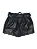 Ci Sono 100% Polyurethane Metallic Black Shorts Size S - photo 2