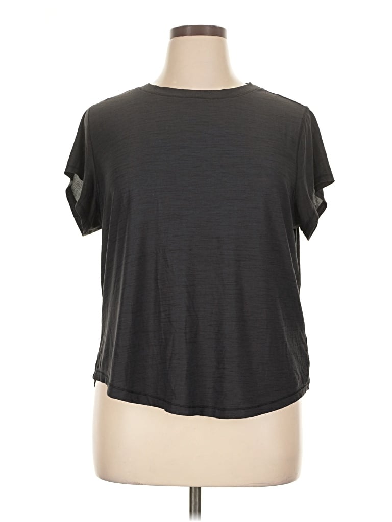 Pre-owned Active By Old Navy Short Sleeve T-shirt In Gray