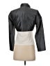 Assorted Brands 100% Silk Metallic Black Jacket Size 4 - photo 2