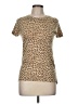 Zoe+Liv Animal Print Tan Short Sleeve T-Shirt Size M - photo 1