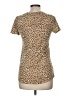 Zoe+Liv Animal Print Tan Short Sleeve T-Shirt Size M - photo 2