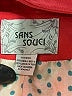 Sans Souci 100% Polyester Red Blazer Size S - photo 6