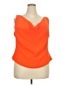 Fashion Nova 100% Polyester Orange Sleeveless Blouse Size 3X - photo 1