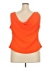 Fashion Nova 100% Polyester Orange Sleeveless Blouse Size 3X - photo 2