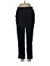 La Cera Solid Black Casual Pants Size M - photo 1