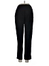 La Cera Solid Black Casual Pants Size M - photo 2