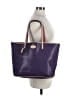 Coach Solid Purple Leather Tote One size - photo 2