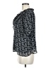 Ann Taylor LOFT 100% Polyester Black Short Sleeve Blouse Size M - photo 5