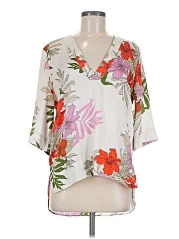 Zara Basic Short Sleeve Blouse (view 1)