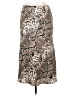 She + Sky 100% Polyester Animal Print Brown Casual Skirt Size S - photo 1