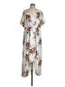 Unbranded 100% Polyester Floral Gray Casual Dress Size S (estimated) - photo 1