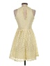 Zara Basic 100% Polyester Yellow Cocktail Dress Size S - photo 2