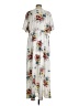 Unbranded 100% Polyester Floral Gray Casual Dress Size S (estimated) - photo 2