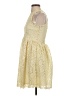 Zara Basic 100% Polyester Yellow Cocktail Dress Size S - photo 5