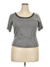 Things Between Houndstooth Silver Short Sleeve T-Shirt Size 3X - photo 1