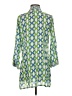 Barbara Gerwit 100% Cotton Green 3/4 Sleeve Blouse Size S - photo 2