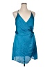 ASOS 100% Polyester Blue Cocktail Dress Size 14 - photo 1