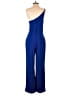 Crystal Sky Color Block Blue Jumpsuit Size M - photo 2