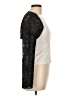 David Meister 100% Polyester Silver Long Sleeve Top Size 12 - photo 4