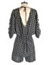 Topshop Chevron-herringbone Gray Romper Size S - photo 2