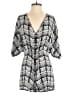 Topshop Chevron-herringbone Gray Romper Size S - photo 1