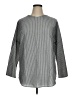 Unbranded Stripes Gray 3/4 Sleeve Top Size XL - photo 1