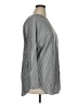 Unbranded Stripes Gray 3/4 Sleeve Top Size XL - photo 4