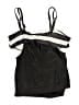 Unbranded Stripes Black Swimsuit Top Size L (estimated) - photo 2