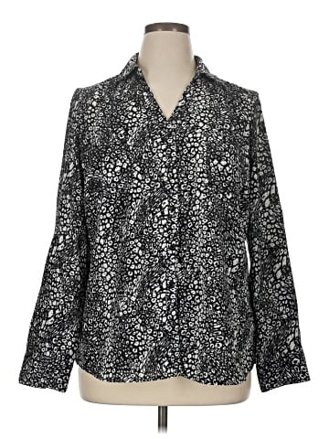 Jaclyn Smith Long Sleeve Blouse (view 1)