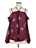 Ro & De 100% Polyester Burgundy Sleeveless Blouse Size M - photo 1