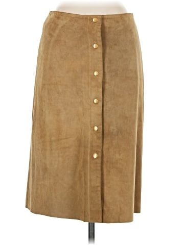 Banana Republic Leather Skirt (view 1)