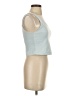 Ebb & Flow Blue Sleeveless Top Size S - photo 4