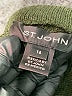 St. John Solid Green Wool Skirt Size 16 - photo 4