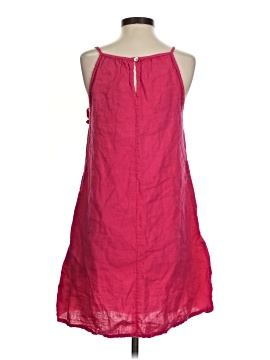 chinese dress ladies Linen Button Down Dress (Black) Medium