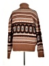 Aligne Print Brown Pullover Sweater Size XL - photo 2