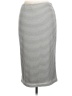 Bobeau Stripes Gray Casual Skirt Size L - photo 2