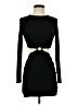pretty garbage Solid Black Cocktail Dress Size S - photo 1