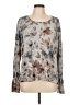 Dantelle Floral Gray Pullover Sweater Size L - photo 1