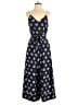 Leith 100% Polyester Paisley Blue Jumpsuit Size S - photo 1