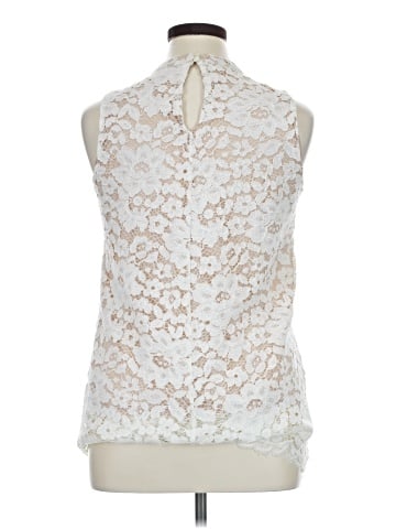 Rose + Olive Sleeveless Blouse (view 2)