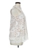 Rose + Olive Ivory Sleeveless Blouse Size XL - photo 4