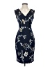 Unbranded Print Blue Cocktail Dress Size 2 - photo 1